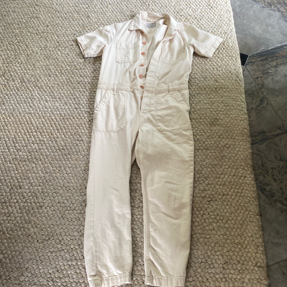 Everlane short sleeve jumpsuit